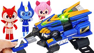 Miniforce V-rangers V-changer! V-key mounting! Transform! Summons! | DuDuPopTOY