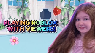 🔴 LIVE - PLAYING DRESS TO IMPRESS WITH VIEWERS! JOIN ME! ROBLOX