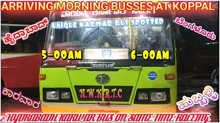 Ksrtc || unique karwar  bus spotted || 2-Hydrabadh-karwar raceing