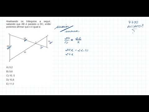 Analisando Os Triângulos A Seguir, Sabendo Que AB é Paralelo A DC ...