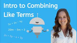An Introduction to Combining Like Terms for Kids!