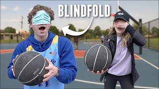 Blindfolded Trick Shot HORSE!