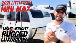 New 2021 Mini Max Tear Drop RV by Little Guy - Light Weight, Rugged, Luxurious - Walkthrough