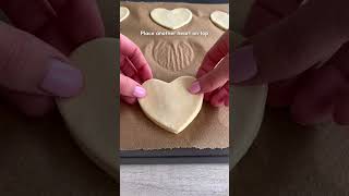 Nutella pastry hearts #easyrecipe