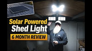 Solar powered shed light review after 6 months