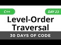 Day 23: BST Level-Order Traversal - 30 Days of Code HackerRank Solutions