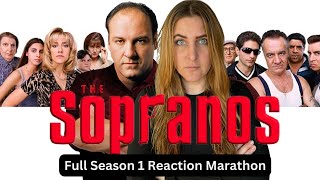First time watching THE SOPRANOS SEASON 1 | Reaction Marathon | Full Season 1 Sopranos Reaction