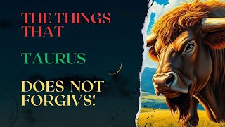TAURUS: The 5 Things You Never Forgive(The 5th Will Surprise You)