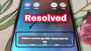 Failed to read the app data | Cannot start the app | Realme software glitch resolved | July 2020 ...
