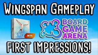 Wingspan Gameplay | Board Game Arena first impressions!