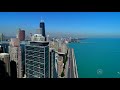 chicago 4k drone video