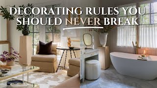 10 Interior Design Rules You Should Never Break Decorating 101