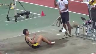 山梨インターハイ陸上2014 女子走り幅跳び 5