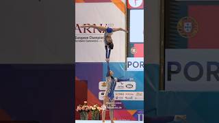 WOW...see this balance skill #akrobatik #acrobatic #gymnastics #acro #circus