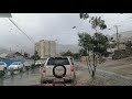 llueve en copiapÓ recorrido el centro de la ciudad.