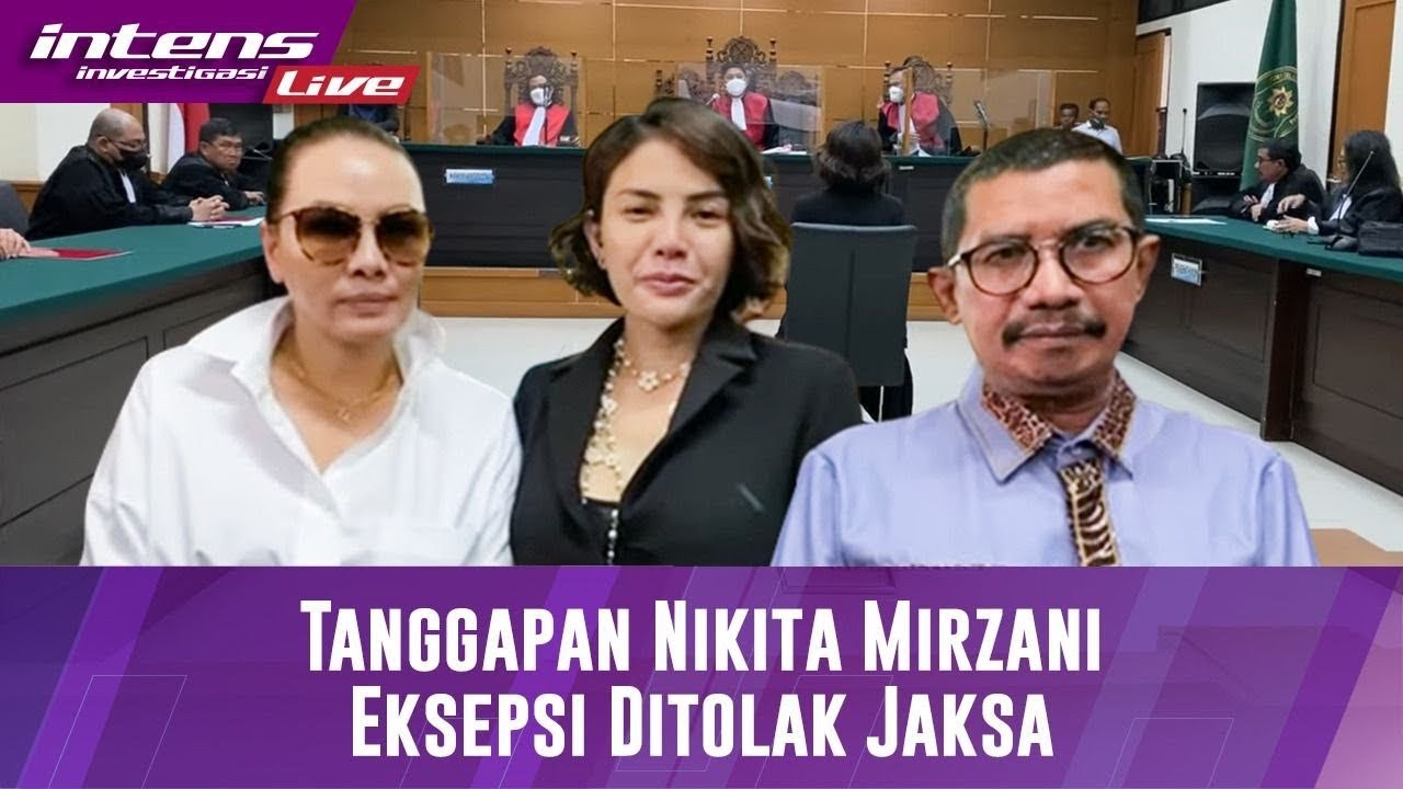 Tanggapan Nikita Mirzani Eksepsi Di Tolak - YouTube