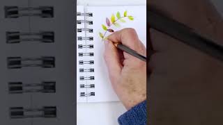 3 quick tips for loose watercolor leaves - in under a minute! Tap on the ▶️ for the full tutorial