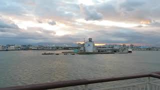 佐渡汽船フェリーときわ丸からの夕暮れ　Dusk from Sado Kisen Ferry Tokiwa Maru