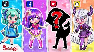 Oshi no Ko: If SOCIAL MEDIA Trends Were Gawr Gura, Laplus, Uruha Rushia and Kizuna - Seegi Channel