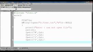Code โปรแกรม C การสร้างไฟล์และเขียนข้อมูลตัวอักษรลงไปในไฟล์ (EP.16)