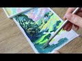 testing the himi jelly gouache paint set