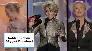 Oops! The Biggest Blunders at The Golden Globes