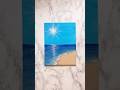 “Sparkling Reflections“ Easy painting idea for beginners #paintingtutorial #art #seascape