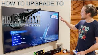 How to upgrade PS4 FFVII Remake to PS5 INTERGRADE + INTERmission DLC