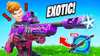 Finding *EXOTIC* STORM SCOUT SNIPER in Fortnite!