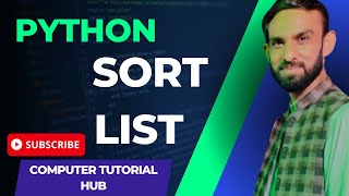 Python List Sort Function - With Program Exercise - In Hindi