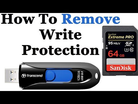 How to remove write protection on my sandisk cruzer flash 