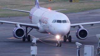 関西国際空港から離陸するエアバスA320・321のエンジン音がカッコいい！