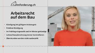 Offene Lohnforderungen, Überstunden und Kündigung auf dem Bau