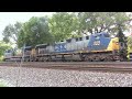 csx u413 csx m641 with csx 5268 csx 408 yn2 paint and tpw 3046 in lafayette indiana