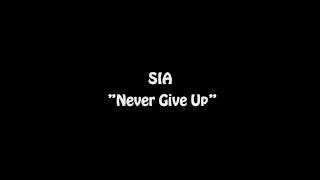 Sia - Never Give Up (Lion OST) lyrics