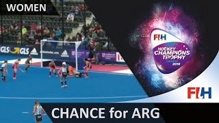 ARG 1-1 GBR Last ditch defending from Richardson-Walsh and GB to keep out Argentina #HCT2016