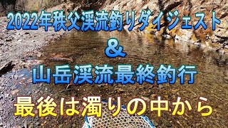 2022年秩父渓流釣りダイジェスト＆山岳渓流最終釣行　最後は濁りの中から