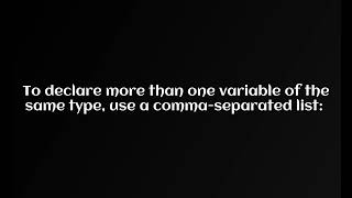How To Declare Multiple Variables In C