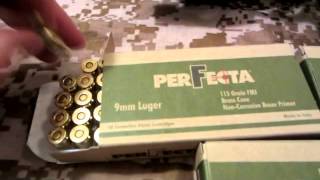 PERFECTA 9MM AMMO SCORE