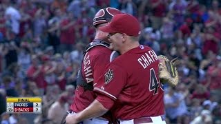 SD@ARI: Chafin goes three innings for first ML save