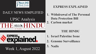 THE HINDU Analysis, 07 August, 2022 (Daily Current Affairs for UPSC IAS) – DNS