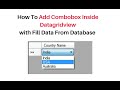 Winforms how to add and bind combobox inside datagridview c#4.6