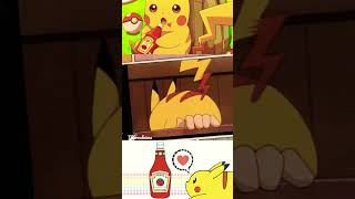 Pikachu Love Ketchup #shorts #pikachu #pokemon