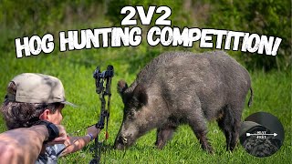 2v2 pig bow hunting competition! (6 Hogs Down!)