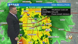 Widespread Rain Falls On North Texas