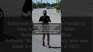 Retired police officer runs through Gaston County for a cause