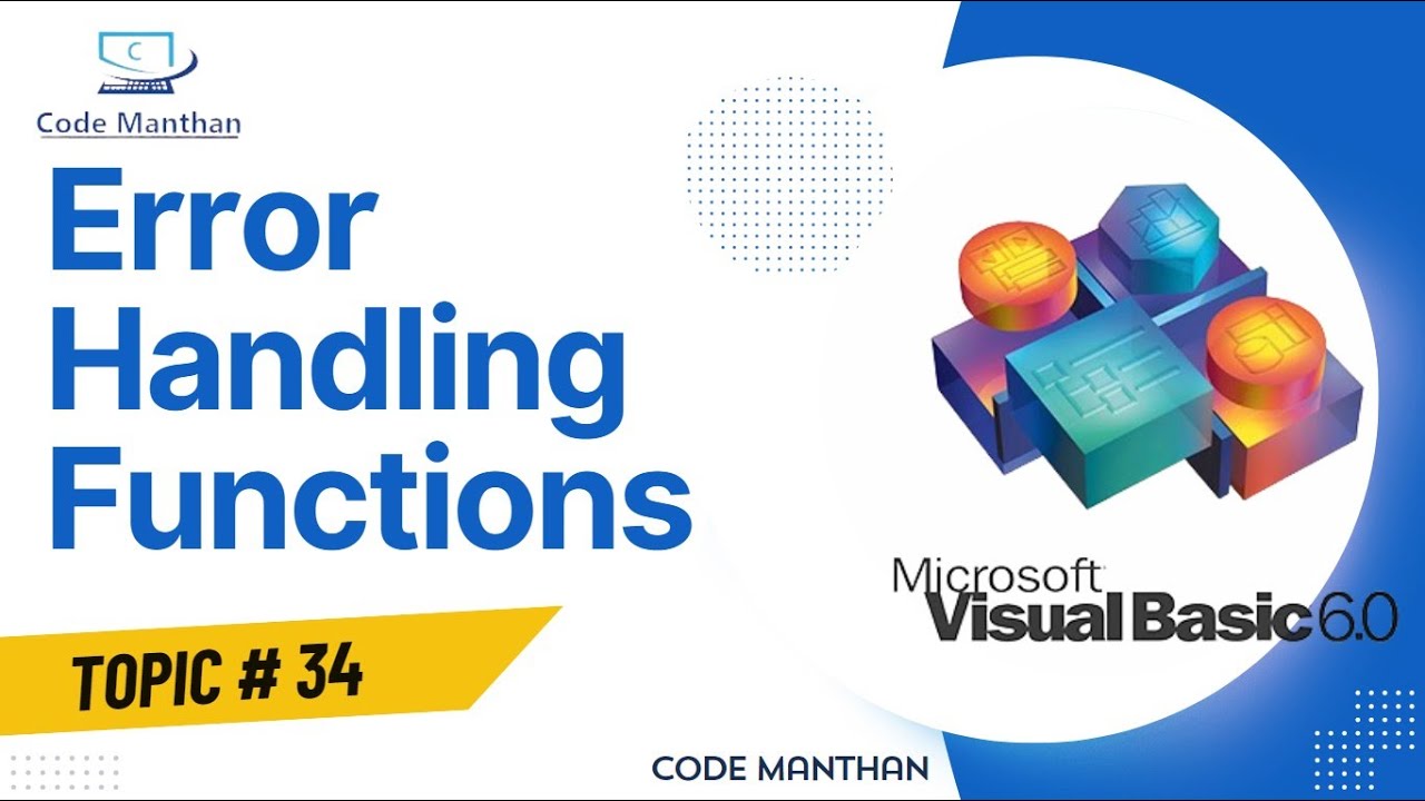 Error Handling Functions In VB 6 | On Error Resume Next | On Error Goto ...