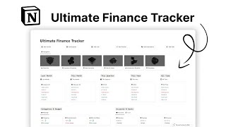 The Ultimate Finance Tracker: Template Walkthrough