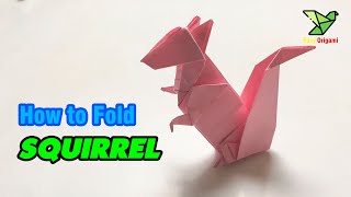 Folding SQUIRREL step by step | origami SQUIRREL