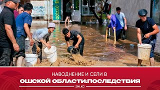 Наводнение и сели в Ошской области: последствия